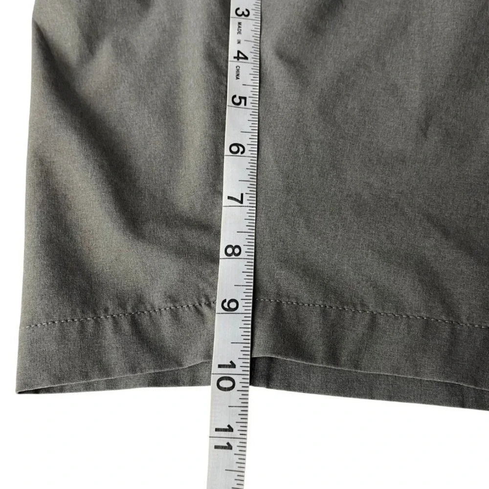 Eddie Bauer Flexion Amphib Men's Gray Hybrid Outdoor Hiking Shorts Sz 36 Stretch